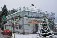 Renovierungsarbeiten am Pfarrhaus der Katholischen Kirchengemeinde Zierenberg